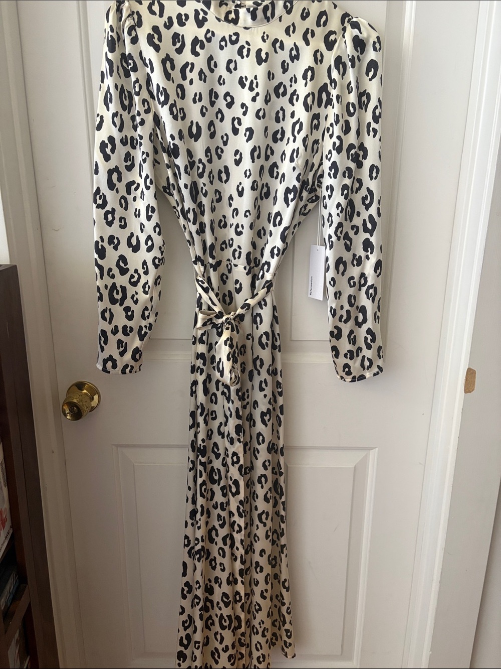 Reformation Snow Leopard Julius dress-brand new with tags/never worn